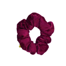 Load image into Gallery viewer, &#39;PINOT NOIR&#39; CRUSHED VELVET SCRUNCHIE