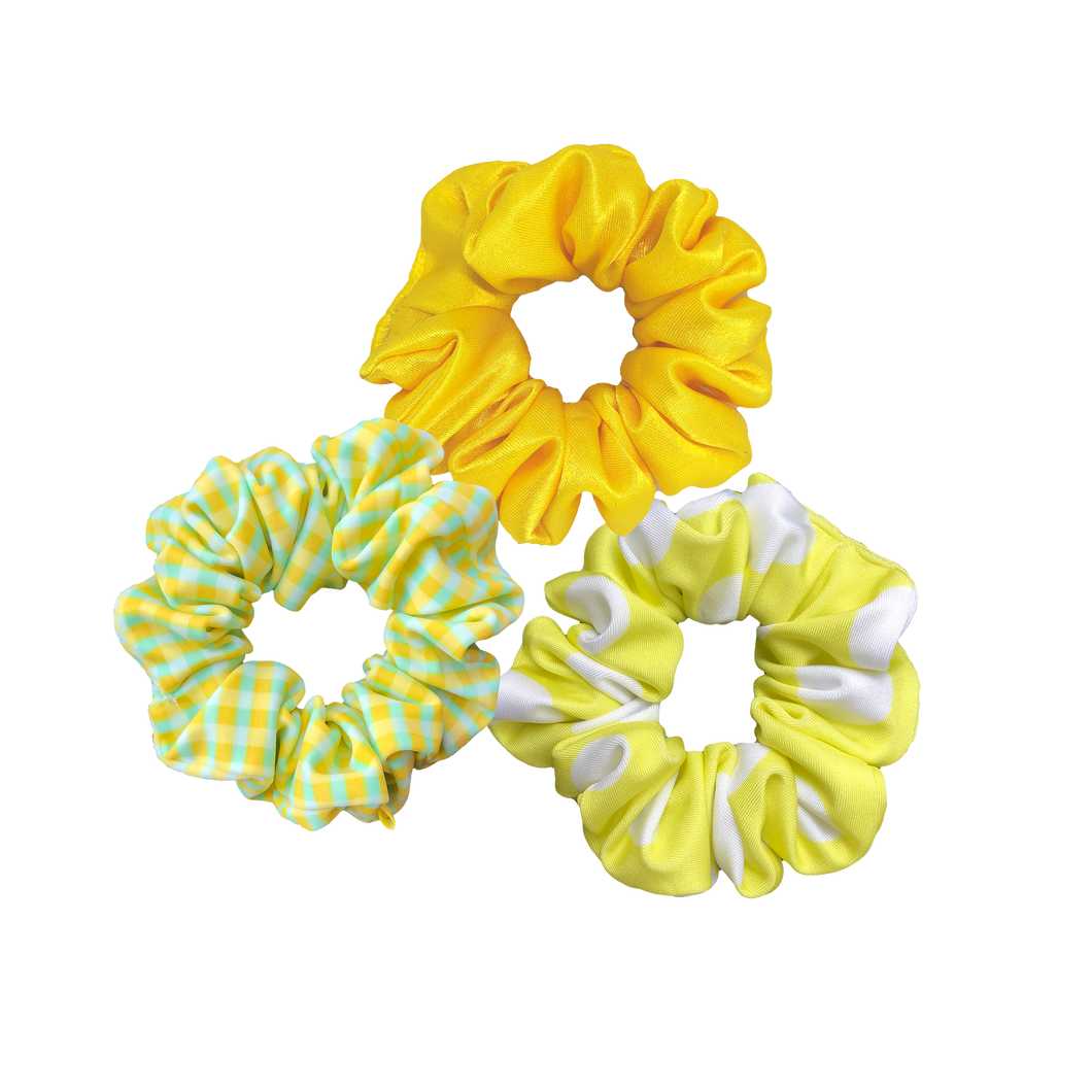 'FIFTY SHADES OF YELLOW' SCRUNCHIE PACK