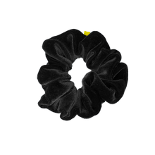 Load image into Gallery viewer, &#39;BLACK DIAMOND&#39; VELVET SCRUNCHIE