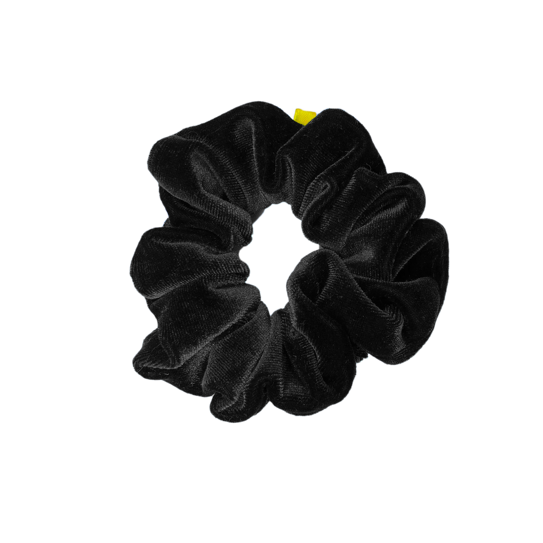 'BLACK DIAMOND' VELVET SCRUNCHIE