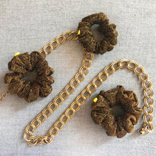 Load image into Gallery viewer, &#39;FOOL&#39;S GOLD&#39; SCRUNCHIE