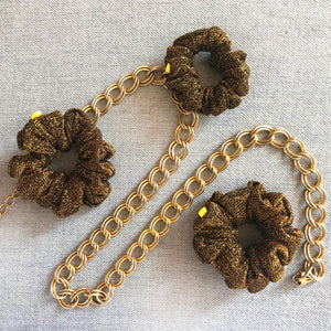 'FOOL'S GOLD' SCRUNCHIE