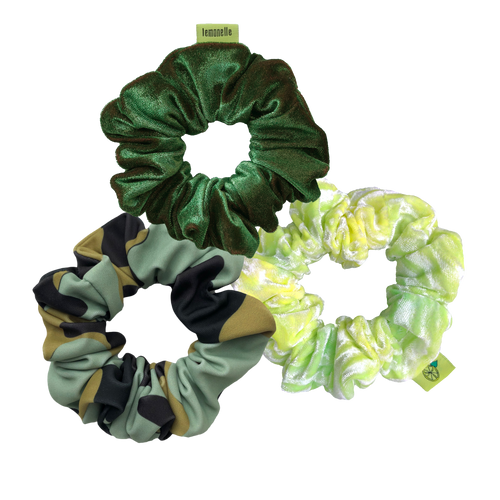 'GREENIE BABIES' SCRUNCHIE PACK