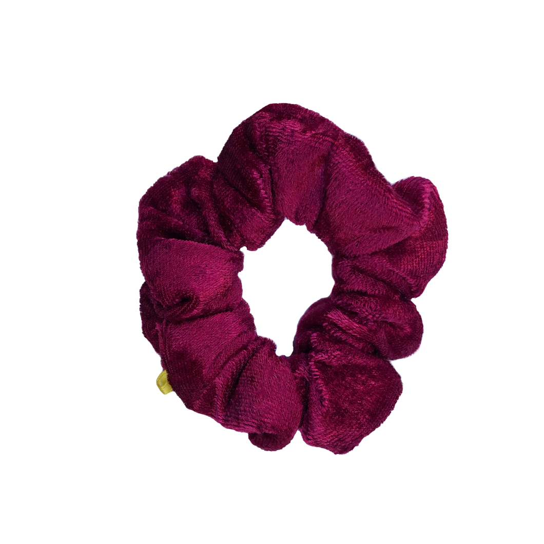 'PINOT NOIR' CRUSHED VELVET SCRUNCHIE